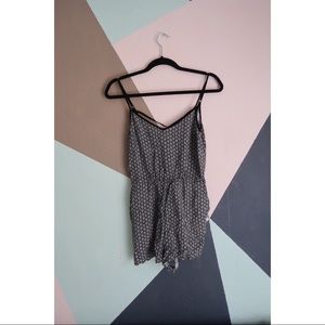 Black & White Patterned Romper